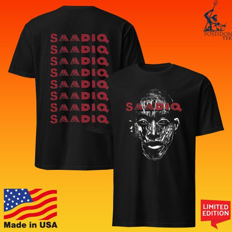 Raphael Saadiq Big Face Red Text Unisex