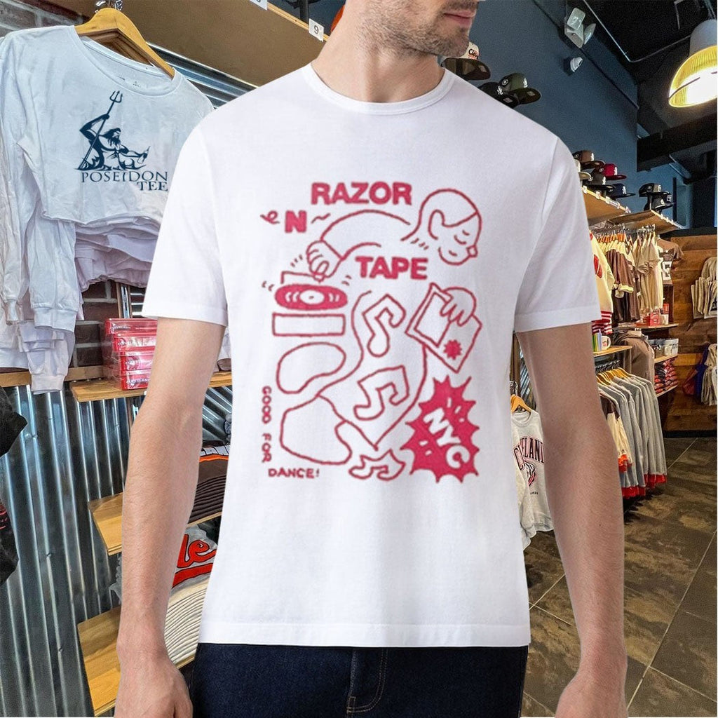 Razor N Tape Happy Dj Faded Bone Unisex