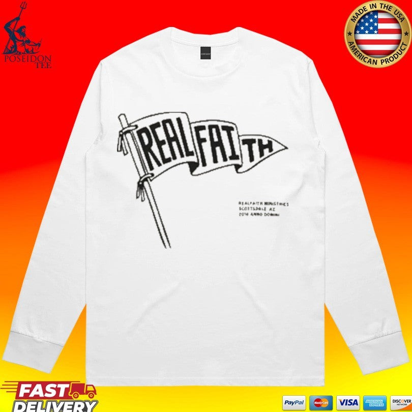Real Faith Flag Vintage Christian Unisex