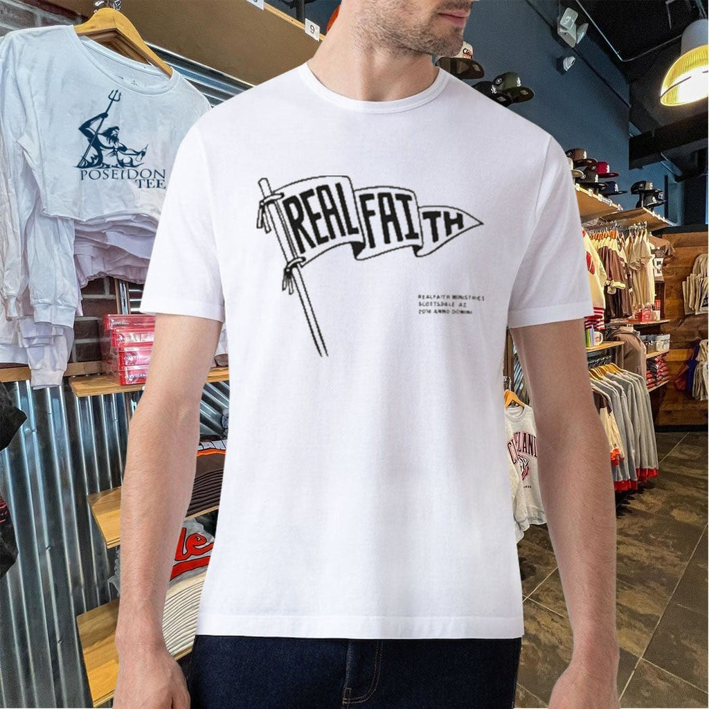 Real Faith Flag Vintage Christian Unisex