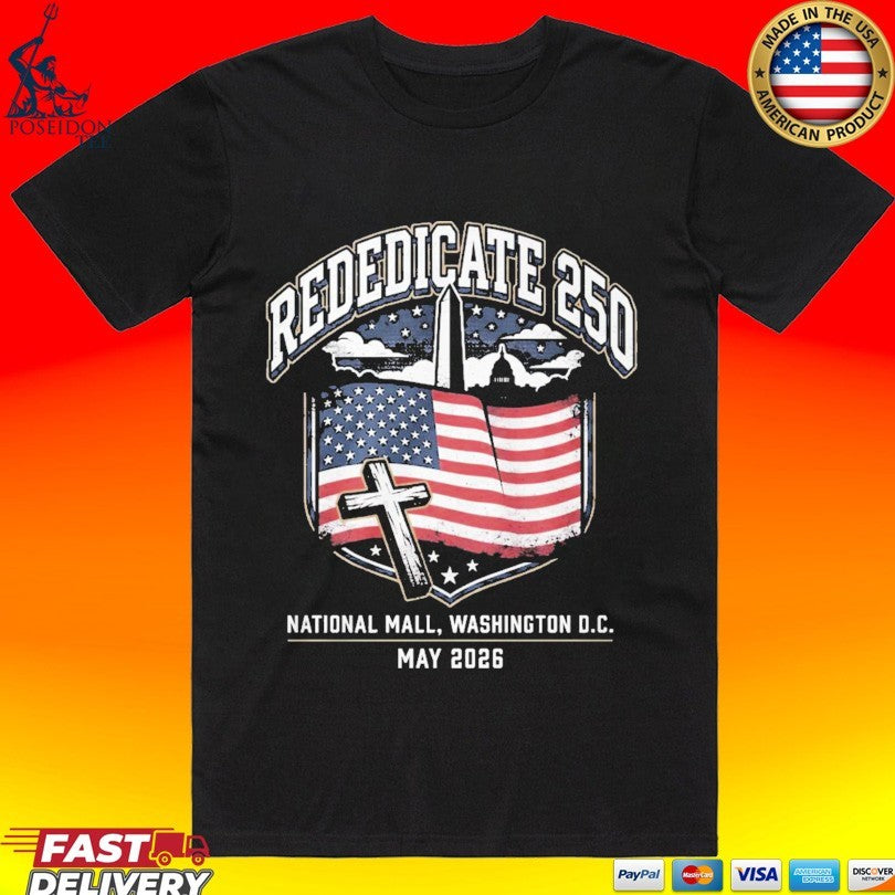 Rededicate 250 Christian Patriot Gift Niche Unisex