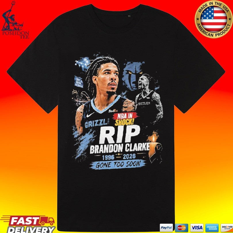 Rest In Peace Brandon Clarke 1996-2026 In Loving Memory Unisex