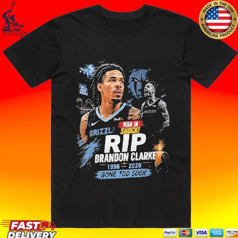 Rest In Peace Brandon Clarke 1996-2026 In Loving Memory Unisex