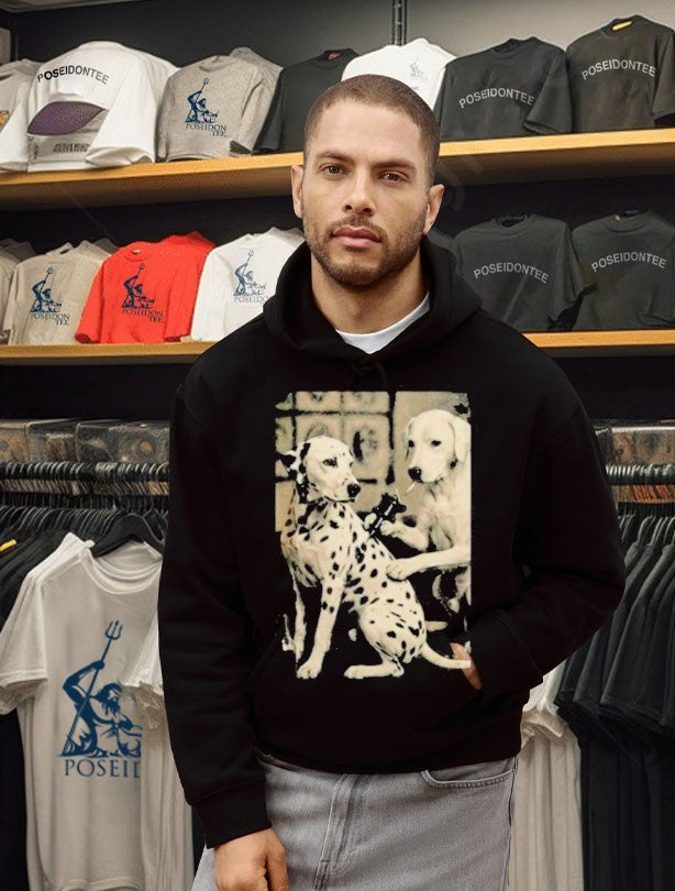 Retro Dalmatian Dog Tattoo Artist Unisex