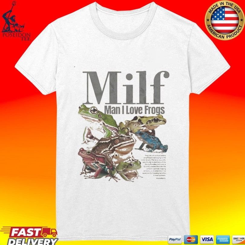 Rewind Premium Milf Man I Love Frogs Unisex