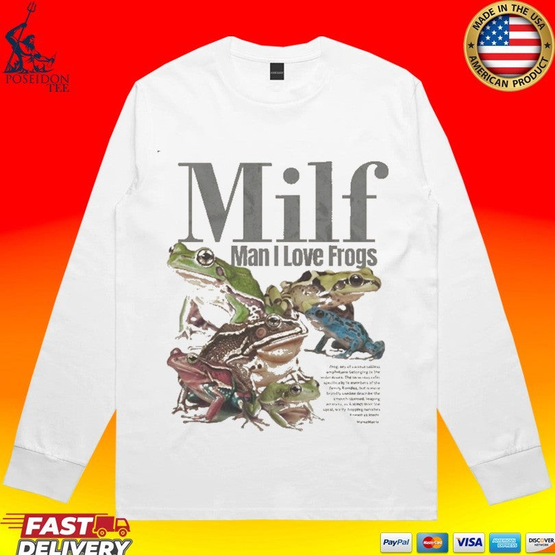 Rewind Premium Milf Man I Love Frogs Unisex