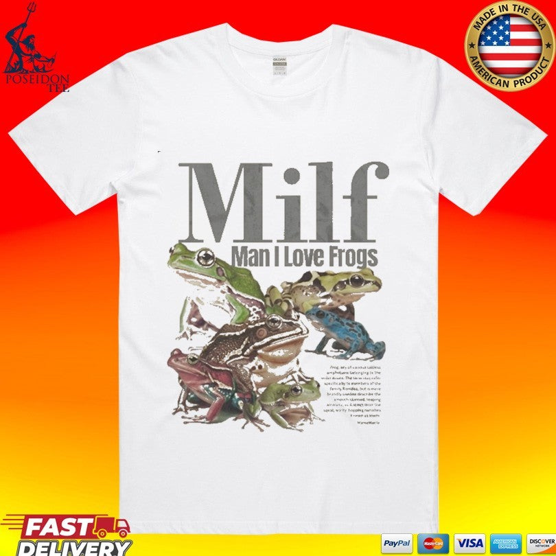 Rewind Premium Milf Man I Love Frogs Unisex