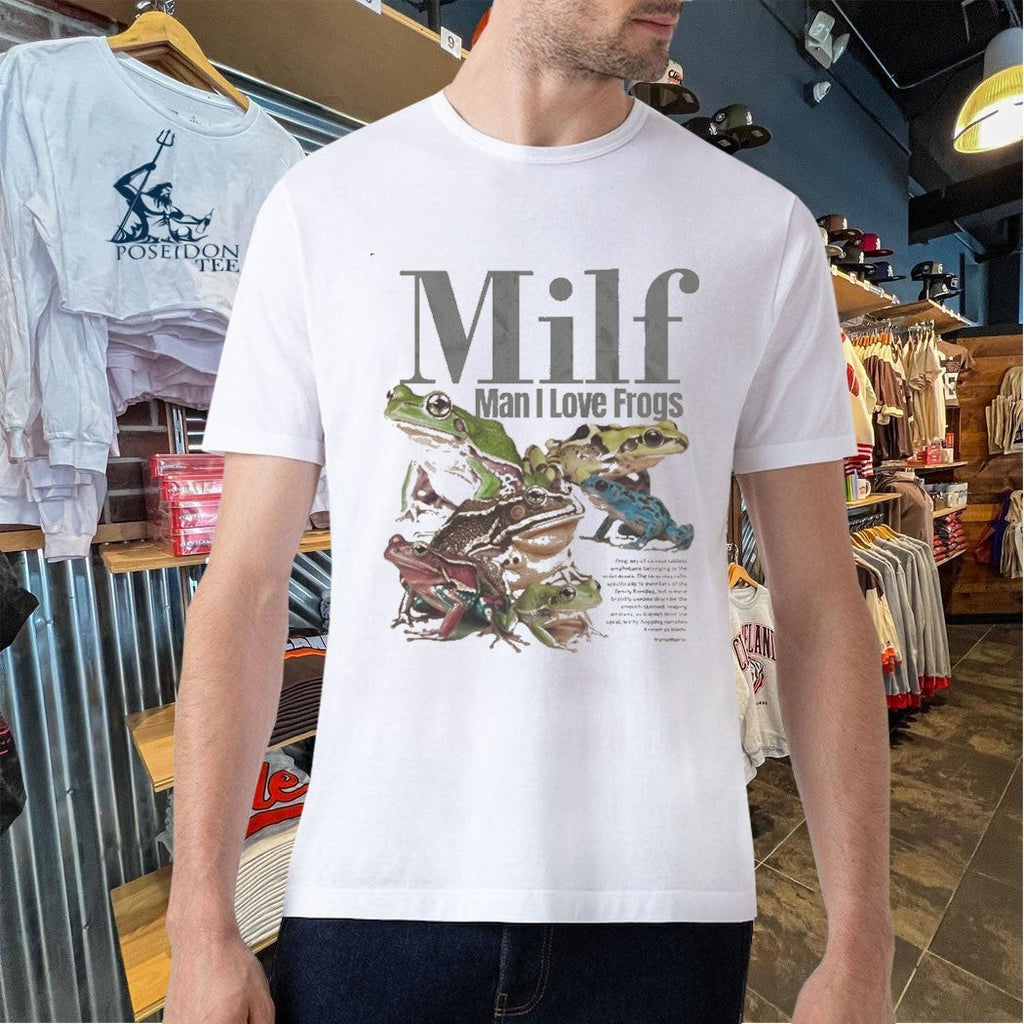 Rewind Premium Milf Man I Love Frogs Unisex