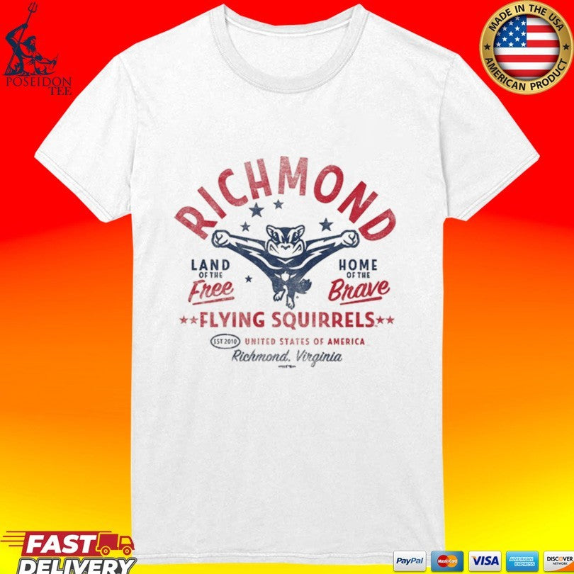 Richmond Flying Squirrels Vintage Usa Unisex