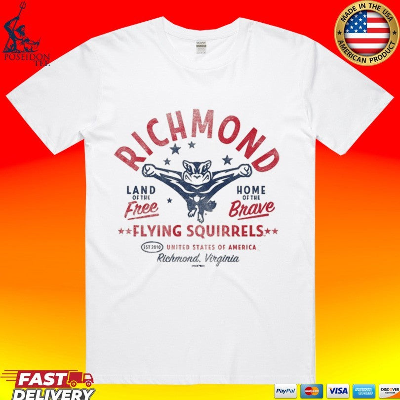 Richmond Flying Squirrels Vintage Usa Unisex