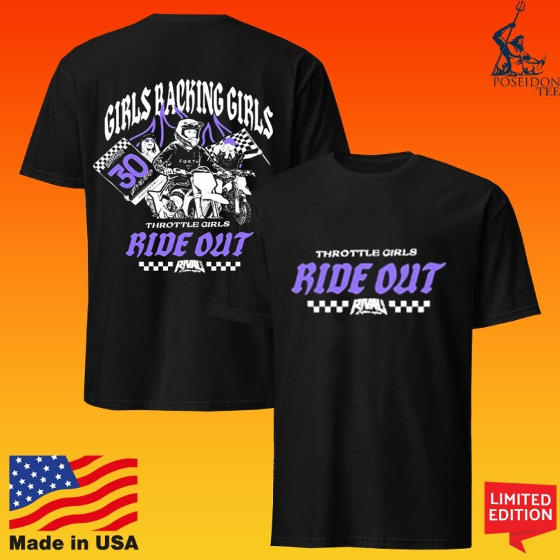 Rival Ink Girls Backing Girls Throttle Girls Ride Out Unisex