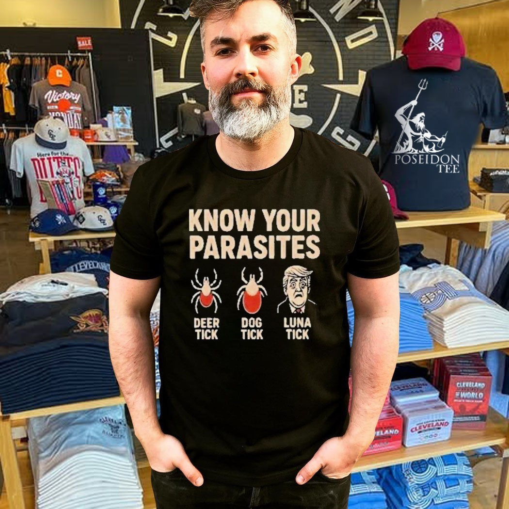 Robert De Niro Know Your Parasites Deer Tick Dog Tick Luna Tick Anti Trump Unisex