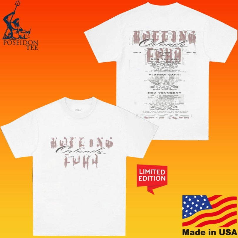 Rolling Loud Reflection Cream 26 Lineup Unisex