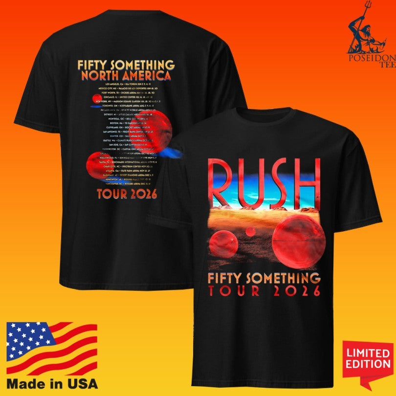 Rush Fifty Something North America Tour 2026 Spheres Unisex