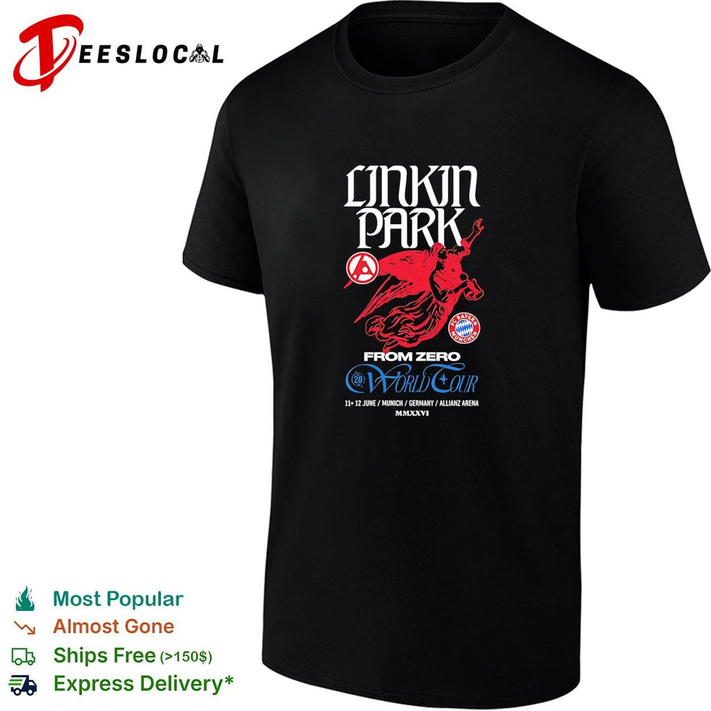 Linkin Park From Zero world tour Munich Germany 2026 horse rider poster shirt Unisex