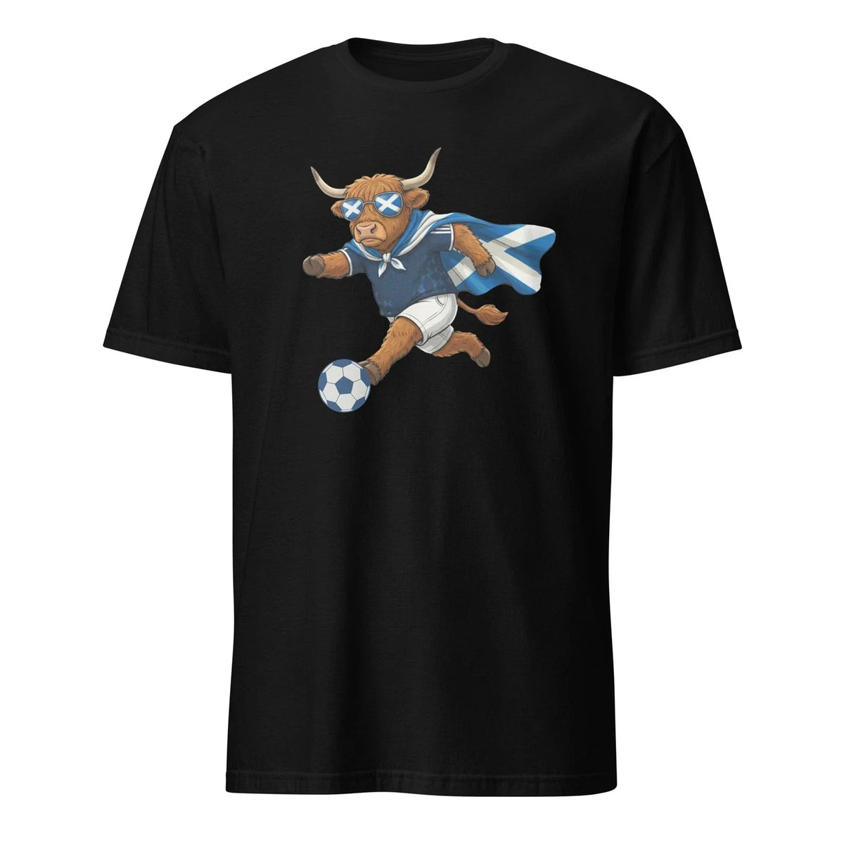 Highland Cow Scotland Football Fan Soccer Player Unisex