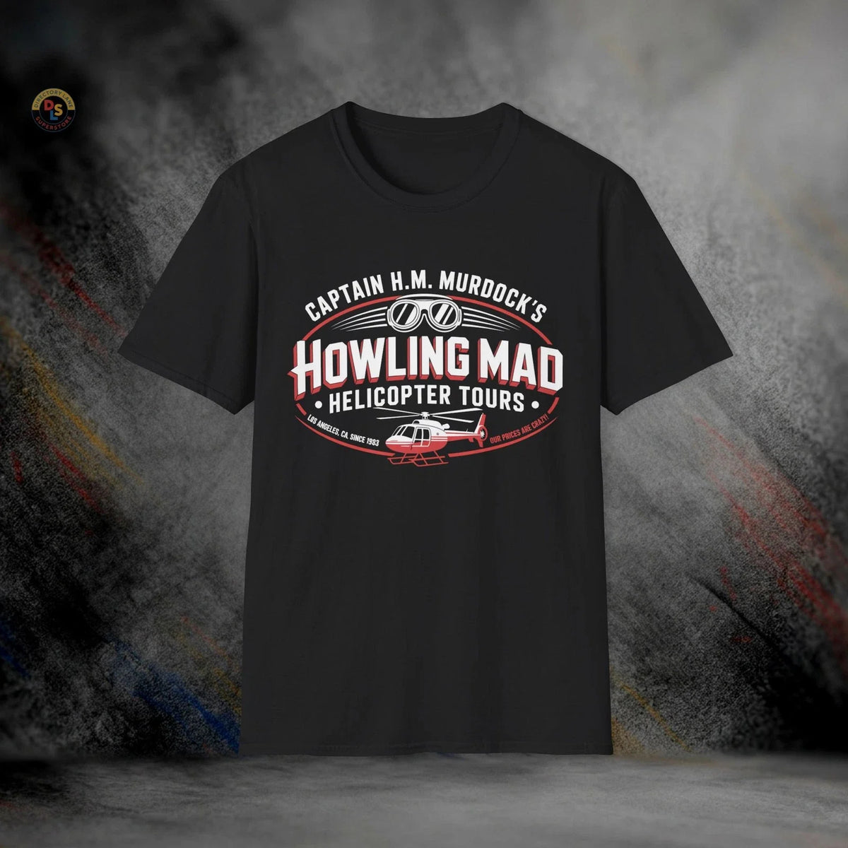 Murdoch’s Howling Mad Helicopter Tours The A-Team | Softstyle Tee Unisex
