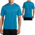 Mens NEON Moisture Wicking Exercise Tee Gym Basketball S-XL 2XL 3XL 4XL Unisex