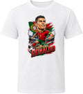 Cristiano Ronaldo, Portugal Caricature Soccer 2026 T Shirt Unisex
