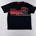 Manchester United Official Graphic Est 1878 Soccer Fan Mens Large Unisex