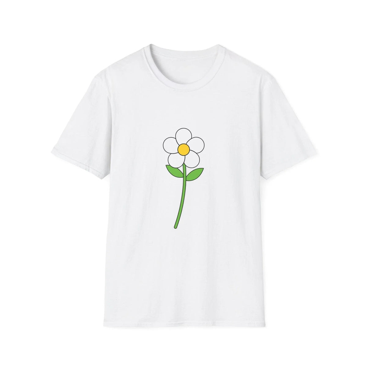 Simple Daisy Flower | Minimal Floral Tee Unisex