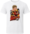 Kevin De Bruyne, Belgium Caricature Soccer 2026 T Shirt Unisex