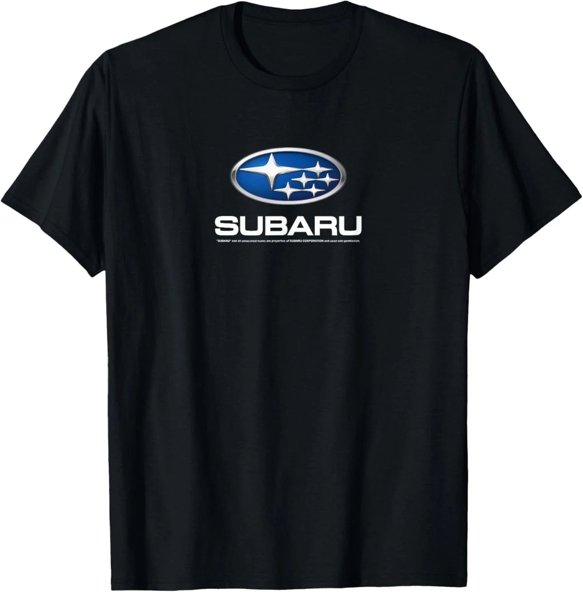 Subaru Modern Blue Stars Logo White Text Car Brand Unisex