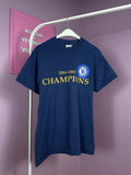 Chelsea FC Champions 2004 2005 Tee Vintage T Shirt Size S Logo Football Jersey Unisex