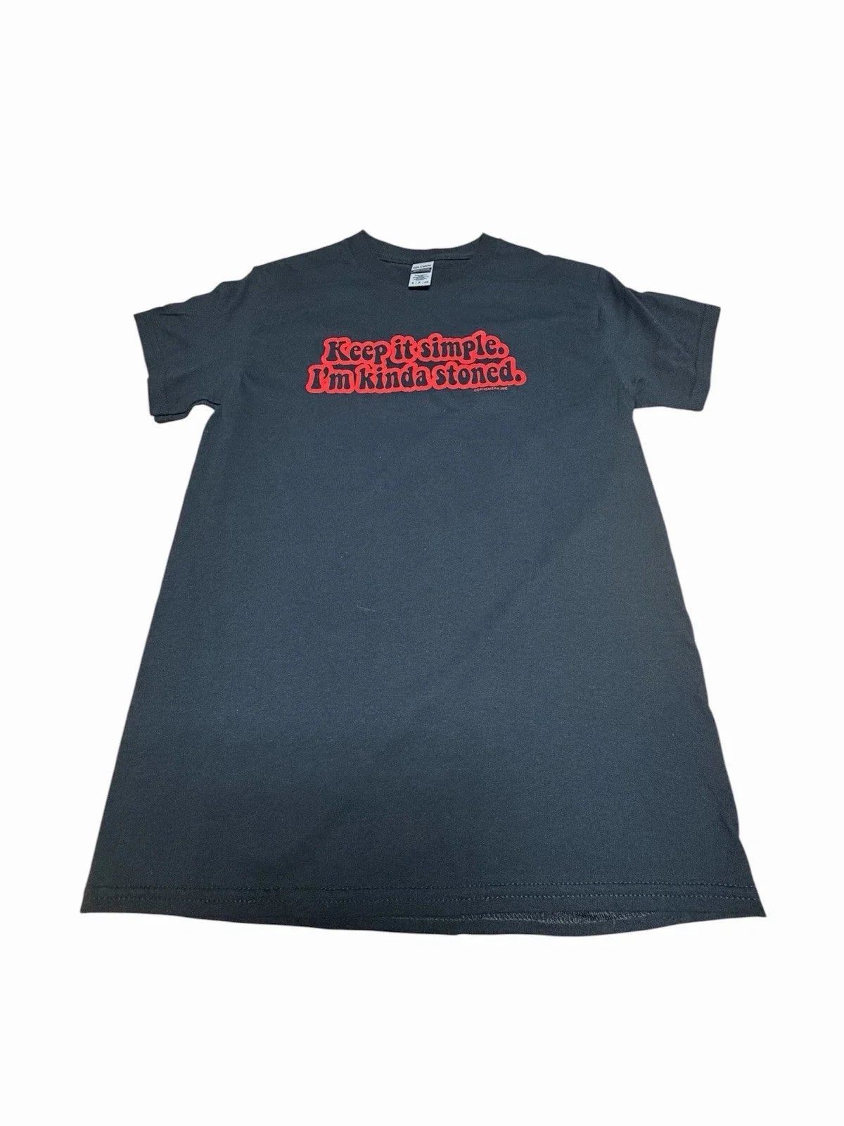 Keep It Simple I'm Kinda Stoned | Funny Weed Cannabis 420 Graphic Tee Sm Unisex