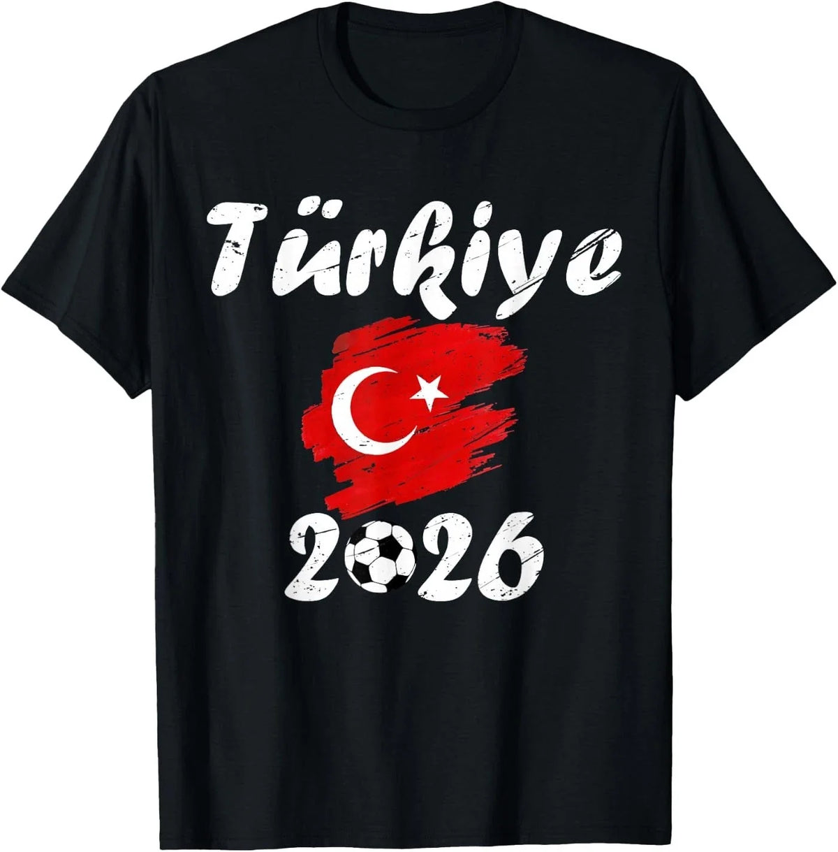 Turkey Football Supporter 2026 Soccer Fan Turkish Flag 2026 Unisex