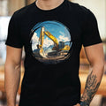 Mens Digger Motif Cotton Size XS to 5XL Unisex