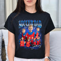 Custom Soccer Dad Unisex Your pictures Soccer Father tee Black Navy Dark Unisex
