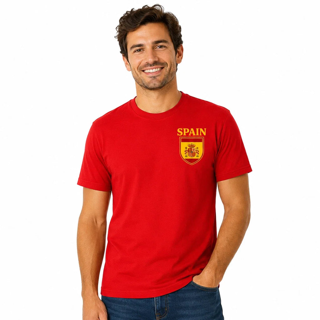 Spain World Cup 2026 T Shirt Mens Football Soccer Fan Spain Supporter Spanish Unisex