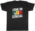 Come on Senegal Supporter Football Fan Mens Tee Gift Top Unisex