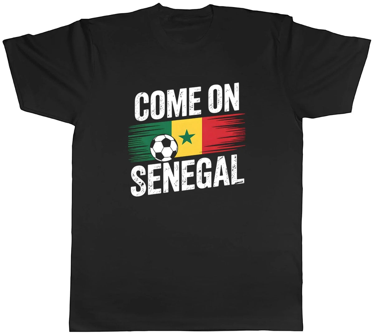 Come on Senegal Supporter Football Fan Mens Tee Gift Top Unisex