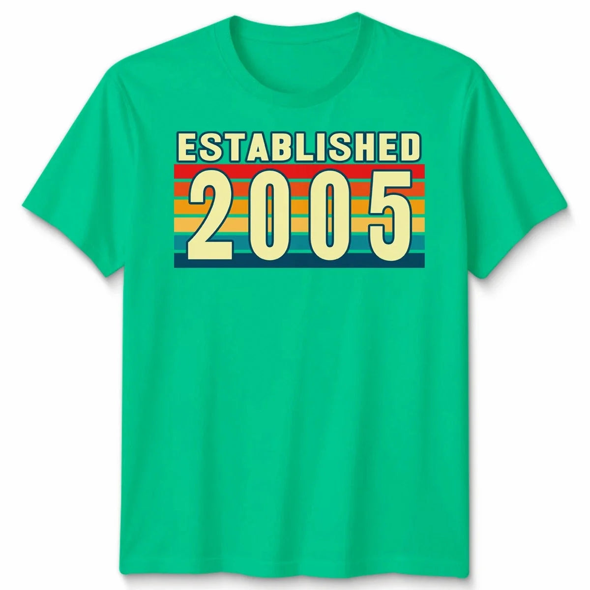 21st Birthday Unisex T Shirt Vintage Established 2005 Custom Year 2026 Unisex
