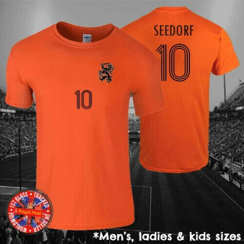 Clarence Seedorf Holland Inspired Football , Men's, Ladies, Kids Unisex