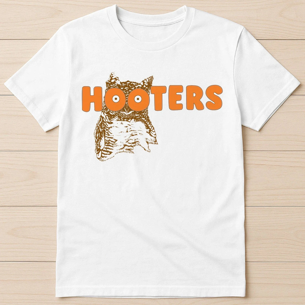 Hooters Owl Boobs America USA Waitress Bird Hilarious Funny Gift Tee T Shirt 480 Unisex