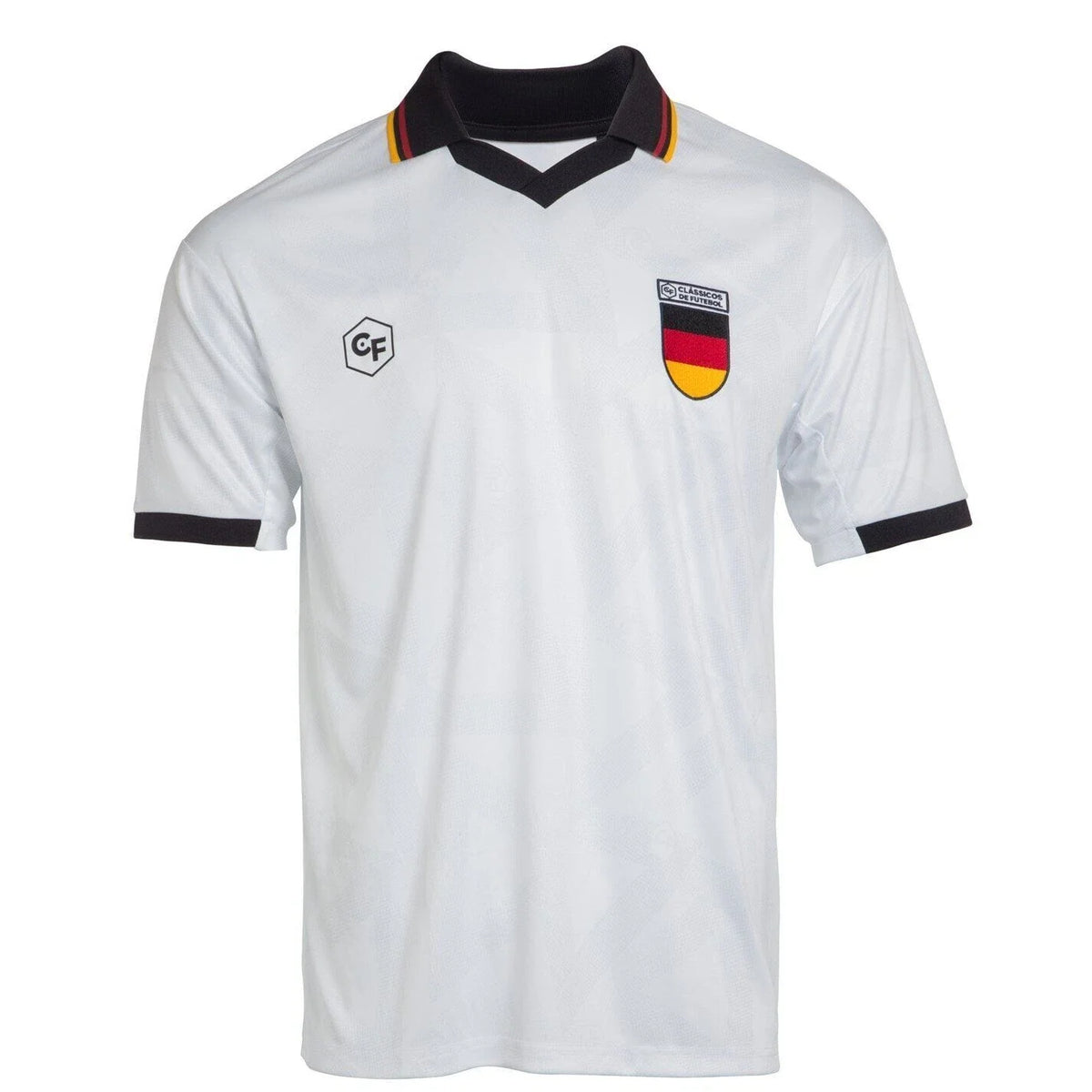 Classicos de Futebol Mens Germany Retro Fan Shirt Collared Football Tee Top BNWT Unisex