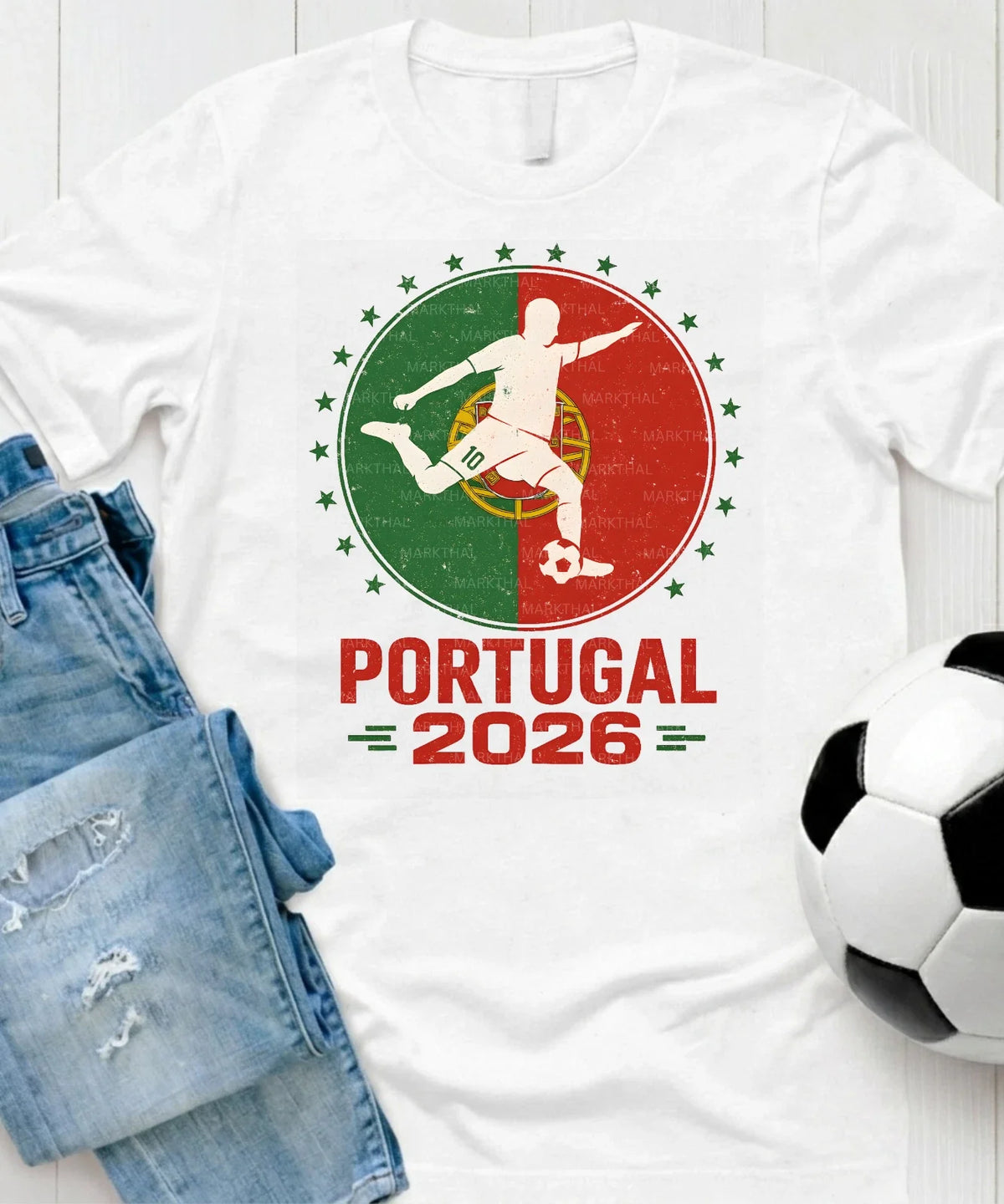 Portugal 2026 World Soccer TShirt Futbol Shirt Portuguese Flag Tee Gildan Unisex Unisex