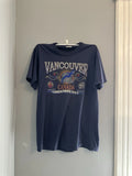 Vancouver Canada Vintage Tshirt Size Large Navy Made In Canada Unisex