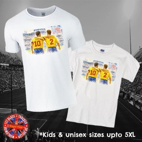 Romania USA 94 World Cup Fan in Mens, Ladies & Kids Sizes Unisex