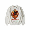 Men's Hermès White Long Sleeve Small Size Unisex