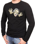 Einstein Albert black long sleeve shirts -102-LA Unisex