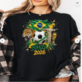 Brazil 2026 World Cup Shirt Soccer T Shirt Brazil Football Unisex