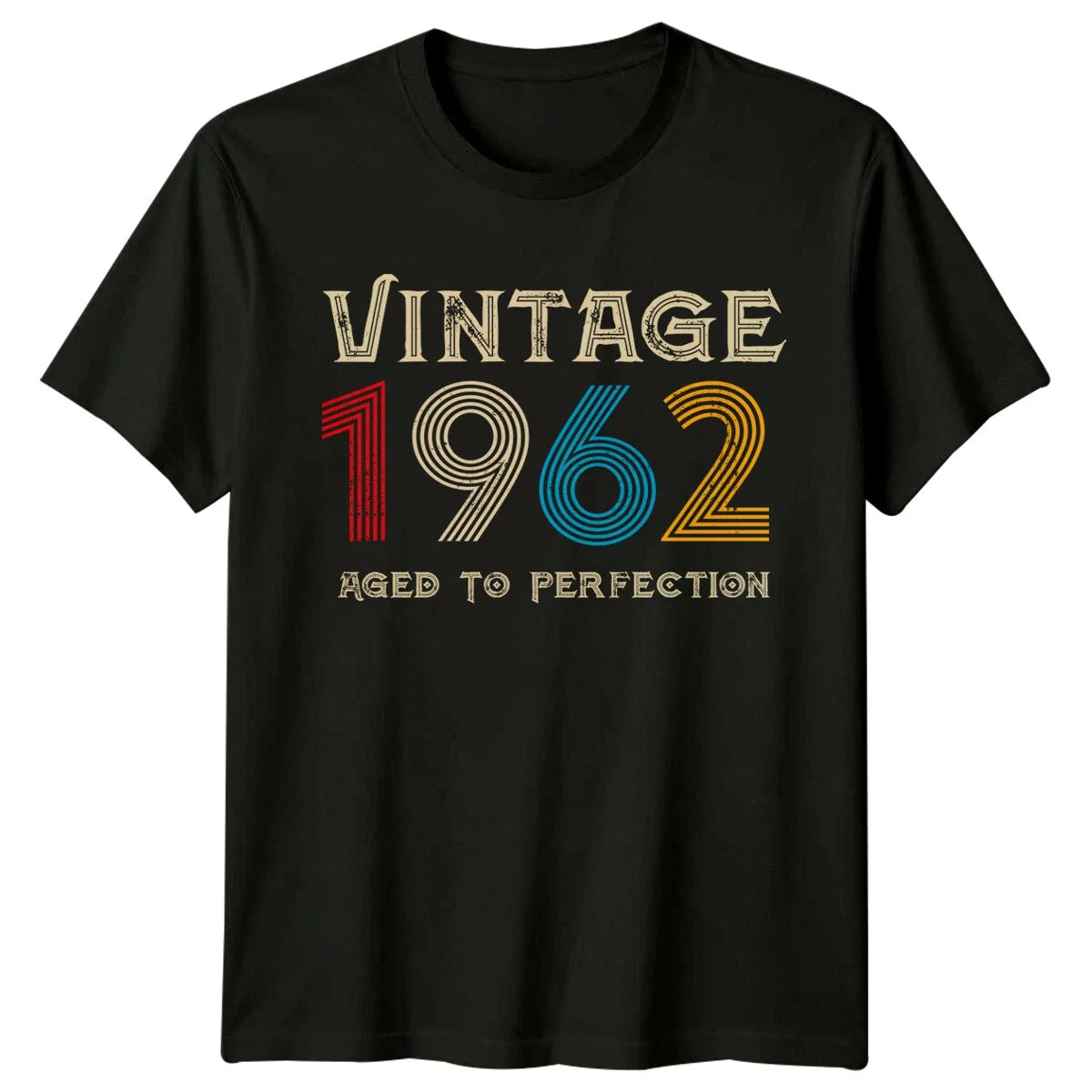 Vintage 1962 Mens T Shirt 64th Birthday Gift Aged To Perfection Unisex