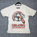 Hanes Vintage Olympics Mens Large Atlanta 1996 White Soccer Graphic Rare Unisex