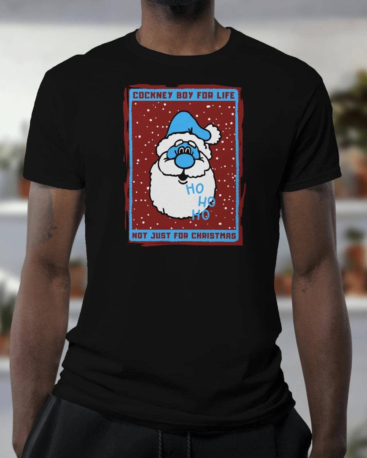 West Ham T Shirt - Cockney Boy For Life Not Just For Christmas - Org - Unisex Unisex