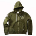 Full Zip Fleece ft.Land Rover Logo Bronze Green by RED CANOE Unisex