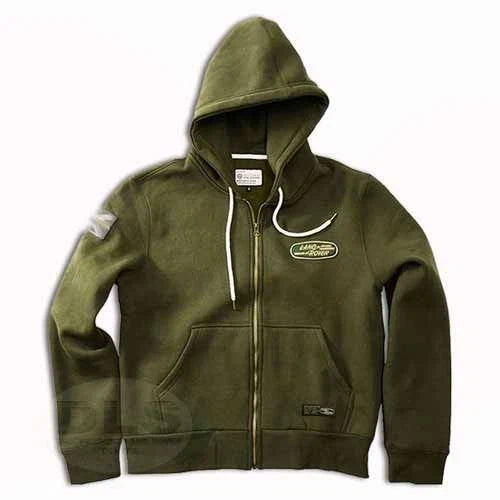 Full Zip Fleece ft.Land Rover Logo Bronze Green by RED CANOE Unisex